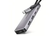 AXAGON Combo 5-in-1 USB-C 5 Gbps Hub USB-Hubs - USB 3.1 - 5 - silber