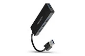 AXAGON SuperSpeed USB-A Slim Hub USB-Hubs - USB 3.2 - 4 - Schwarz