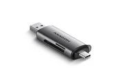 AXAGON SuperSpeed USB-C & USB-A SD / microSD Card Reader