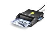 AXAGON USB-A Smart card & SD / microSD / SIM / Smart Card Flatreader