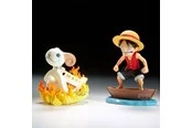 Banpresto - ONE PIECE - COLLECTABLE FIGURE - MONKEY.D.LUFFY & GOING MERRY - Figur