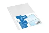Bantex Bag of 10 10x15cm Punched pockets for photographs PP smooth colourless