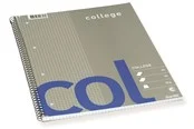 Bantex Col College Pad Squared Punched Holes A4
