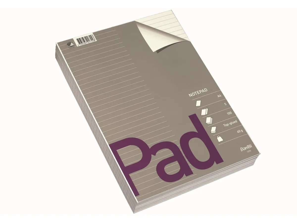 Bantex Standard Pad A4 Ruled No Punching