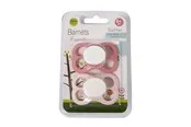 Barnets Favorit 2 pak luftsutter silikone 6+ mdr. - Rosa/Lyserød