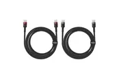Baseus Cafule USB-C to USB-C 100W.2m 2pcs (red-black gray-black) cable.