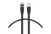 Baseus Cat 6 UTP Ethernet RJ45 Cable Flat 1m black - Schwarz - 1 meter