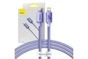 Baseus Crystal Shine cable USB-C to Lightning 20W PD 1.2m (purple)