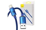 Baseus Crystal Shine cable USB to Lightning 2.4A 2m (blue)