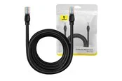 Baseus Ethernet CAT5 8m network cable (black) - Schwarz - 8 meter
