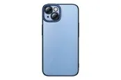 Baseus Glitter Transparent Case and Tempered Glass set for iPhone 14 Plus (blue)