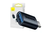 Baseus Ingenuity USB-C to USB-A adapter OTG (blue)