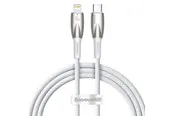 Baseus USB-C cable for Lightning Glimmer Series 20W 1m (White)