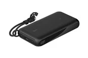 Belkin BoostCharge power bank - with display - 2 x USB-C USB - 20 Watt Powerbank (Akku) - schwarz - 20000 mAh