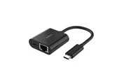 Belkin CONNECT - network adapter - USB-C - Gigabit Ethernet x 1 + USB-C (power only) x 1