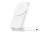 Belkin UltraCharge wireless charging stand - 2-in-1 Qi2 magnetic foldable - + AC power adapter - 24 pin USB-C - 25 Watt