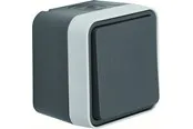 Berker Change over switch surface mounted grey w1