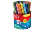Berol Dicke, bunte Faserschreiber, Strichbreite: 1,1 mm – farblich sortiert, 42 Stifte