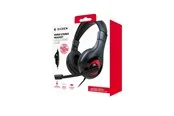 BigBen Interactive Stereo Gaming Headset V1 - Black/Red - Wired Headset - Nintendo Switch