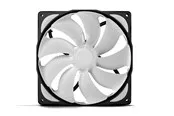 Blacknoise eLoop B14-2 - Gehäuselüfter - 140mm - Schwarz mit weißen Flügeln - 16 dBA