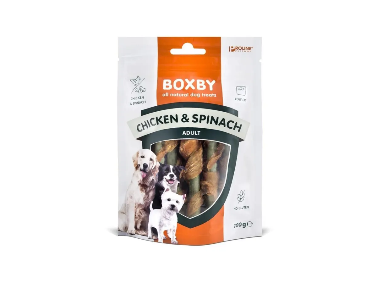 BOXBY - Chicken & Spinach 100g - (PL10863)