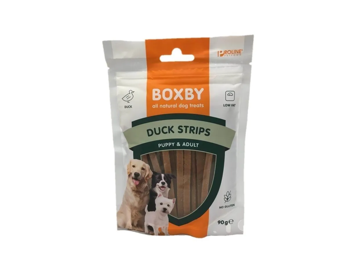 BOXBY - Duck Strips Gluten Free 90g - (PL10797)