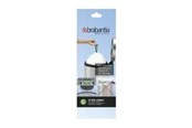 brabantia Size G - trash can liner - 30 L - high-density polyethylene (HDPE) - white - pack of 20