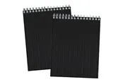 BRIGHTOFFICE College block A6. LIN. BLACK PP 100 sheets