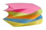 BRIGHTOFFICE Cube - spiral. Colored paper 85*85mm