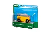 Brio Elephant and Wagon