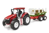 Bruder ROADMAX Tractor with Forestry trailer and 3 trunks