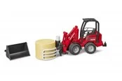 Bruder Schäffer Compact loader 2630 with bale gripper and 1 bale toy