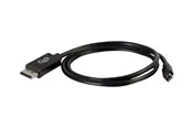 C2G 2m Mini DisplayPort to DisplayPort Adapter Cable 4K UHD - Black - DisplayPort cable - 2 m