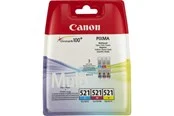 Canon CLI-521 / 2934B010 C/M/Y Multi Pac - Tintenpatrone Cyan