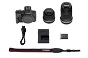 Canon EOS R100 + RF-S 18–45MM IS STM + RF-S 55-210MM F5-7.1 IS STM