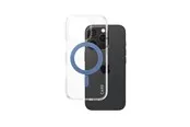 CARE by PanzerGlass Feature Case Transparent w. Blue Kickstand & MagSafe iPhone 16 Pro