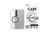 CARE by PanzerGlass Flagship Case Transparent Urban Combat w. Plum Purple QI Compatible Samsung Galaxy S25+