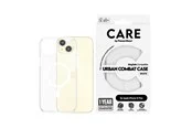 CARE by PanzerGlass Flagship Case Transparent Urban Combat w. White MagSafe iPhone 15 Plus
