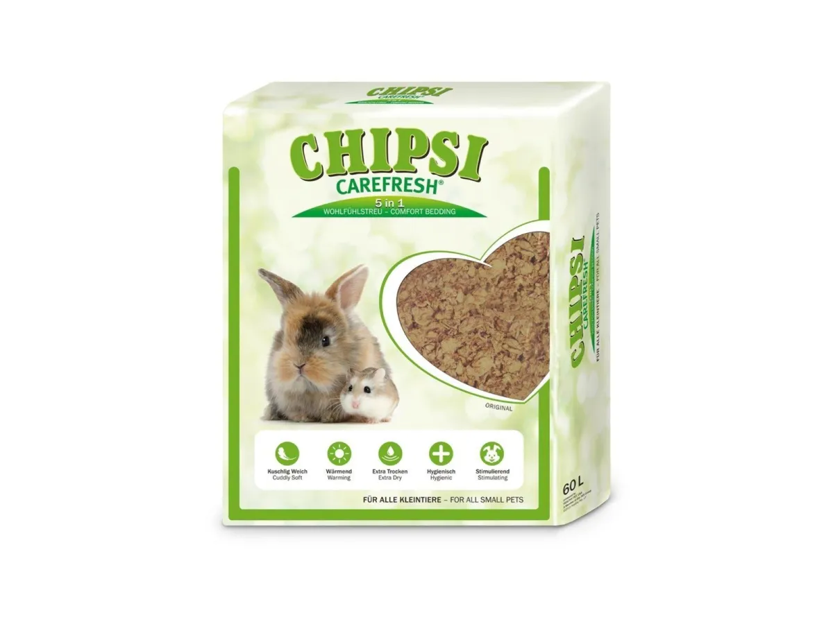 Carefresh Chipsi Soft Paper Bedding Original 60L