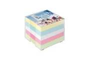 CENTRUM Cube with colored paper approx. 9*9cm.