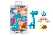 CENTRUM Eraser set GIRAF 4 pieces in box