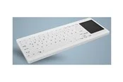 Cherry Active Key AK-C4412F - keyboard - medical mini - with touchpad - QWERTY - Pan Nordic - white Input Device - Tastaturen - Nordisch - Weiss