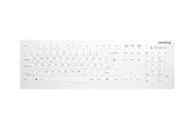 Cherry Active Key AK-C8112 - keyboard - wipe disinfection flat key profile - QWERTZ - German - white Input Device - Tastaturen - Deutsch - Weiss