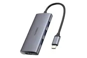Choetech Adapter 7w1 HUB-M19 USB-C (silver) USB-Hubs