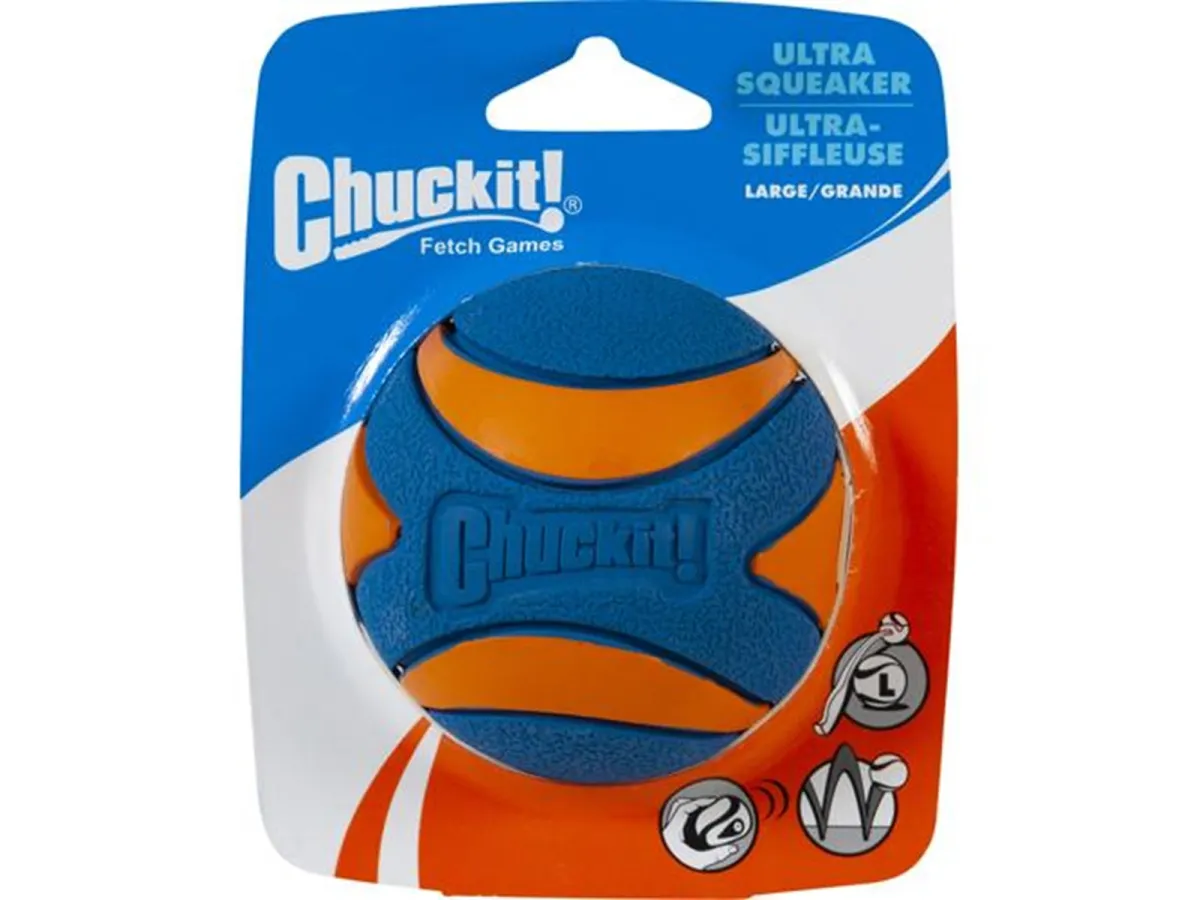 CHUCKIT Ultra Squeaker ball L