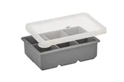 Cilio Eismaschine Eiswürfelform t/6 Stk. BLÖCKE, grau/weiß