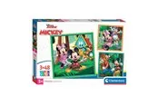 Clementoni Jigsaw Puzzle Super Color Square Mickey and Friends 3x48pcs. Boden
