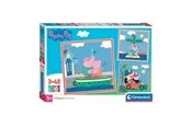 Clementoni Jigsaw Puzzle Super Color Square Peppa Pig 3x48pcs. Boden