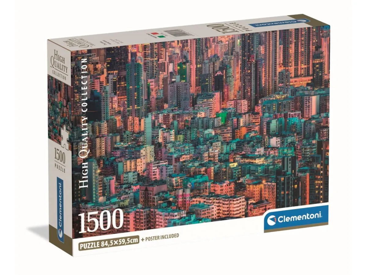 Clementoni Jigsaw Puzzle The Hive Hong Kong 1500pcs. Boden