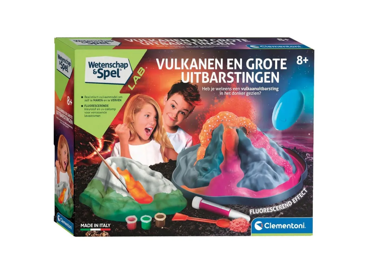 Clementoni Science & Play - Glow in the Dark Volcano